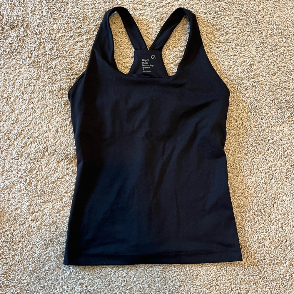 GAP Women's Black Tank Top